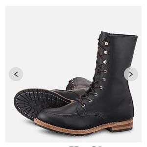 Red Wing Heritage Gracie black leather boots 10